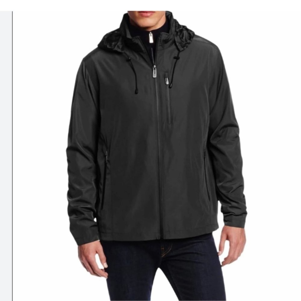 TUMI Tech Black Windbreaker